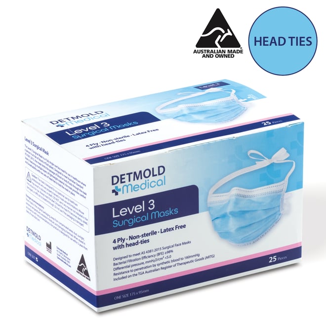 Level 3 Surgical Face Masks Australian Made & Registered