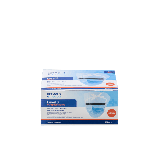 Australian Made Level 3 Surgical Mask with Visor