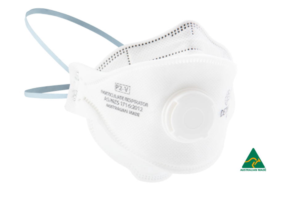 Australian Made P2 Valve Respirator