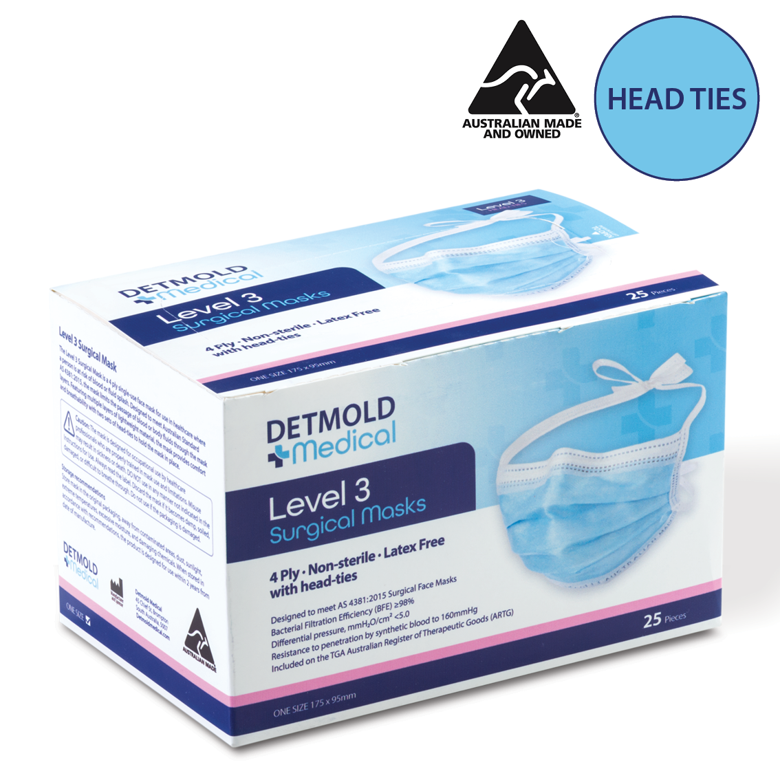 Level 3 Surgical Face Masks Australian Made & Registered