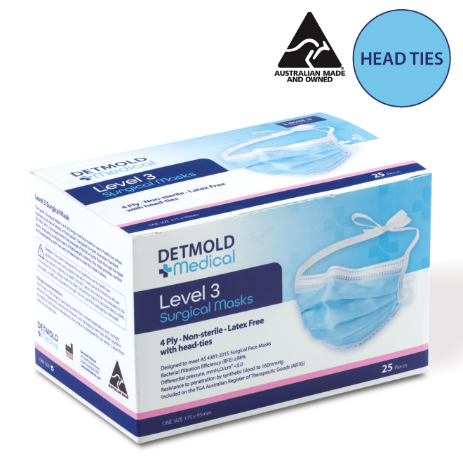 Level 3 Surgical Face Masks Australian Made & Registered