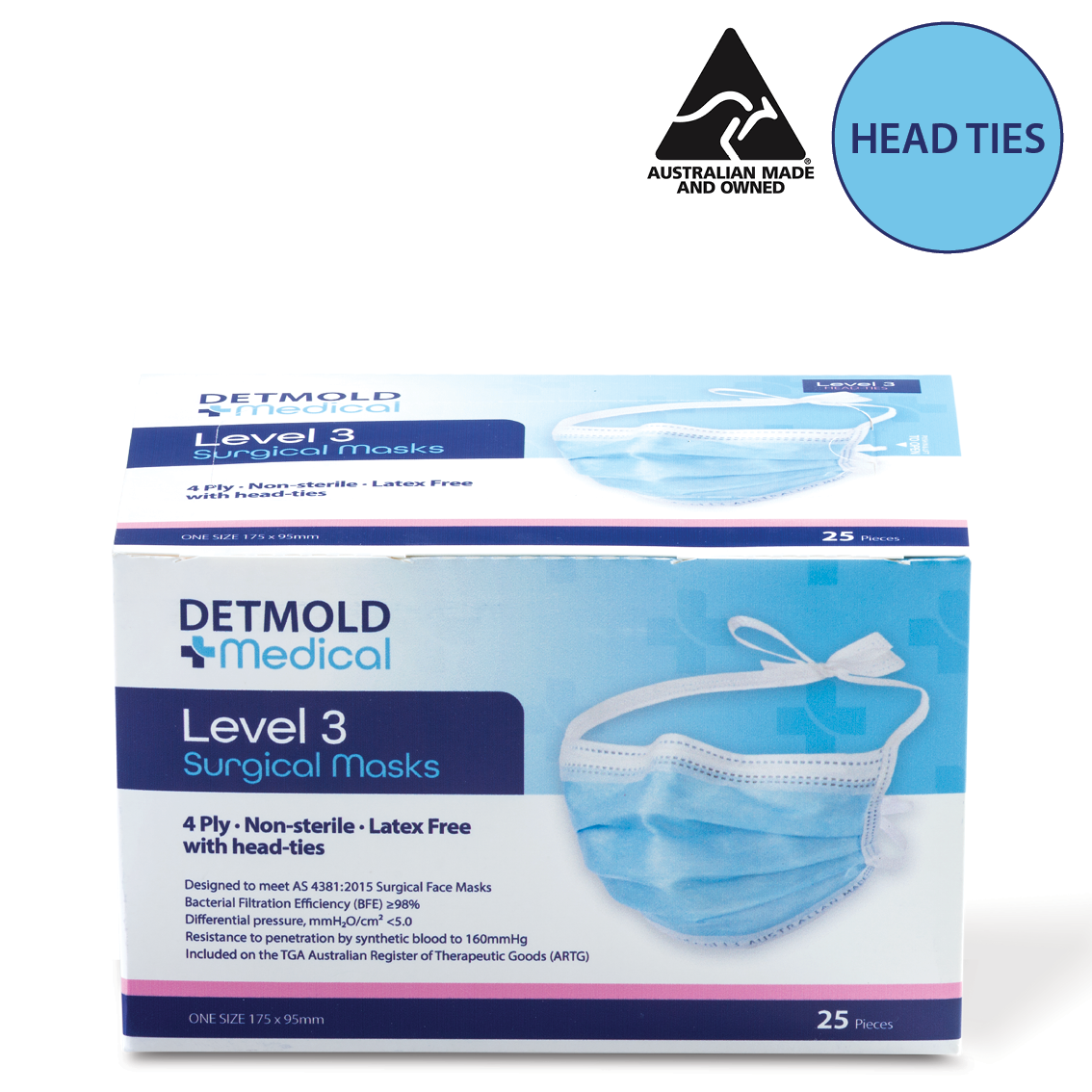 Level 3 Surgical Face Masks Australian Made & Registered