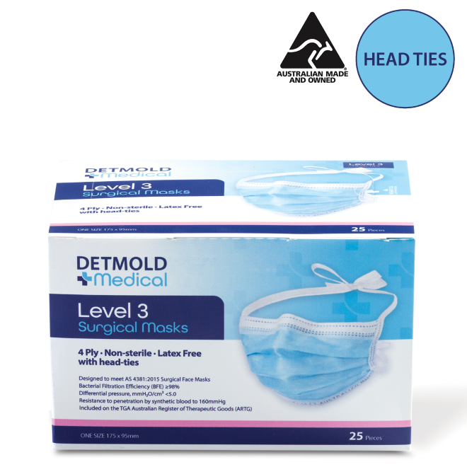 Level 3 Surgical Face Masks Australian Made & Registered