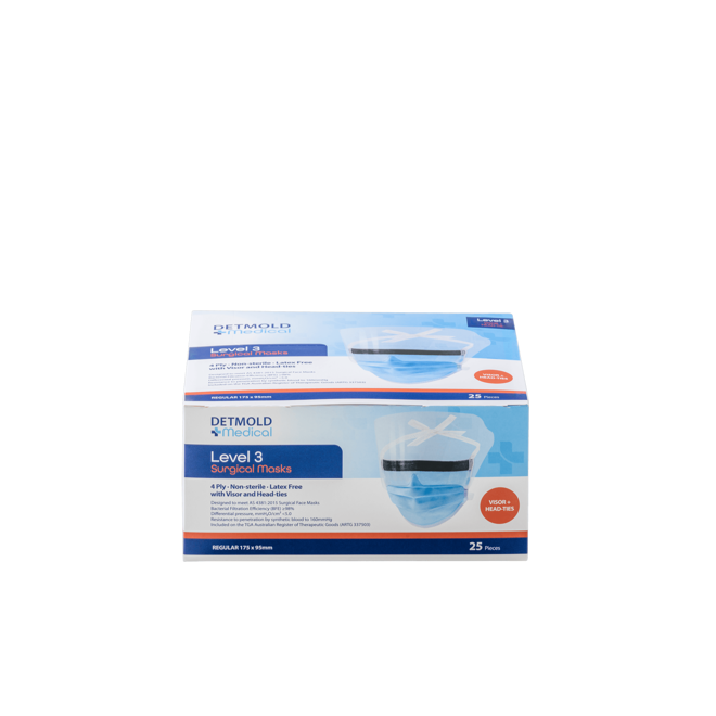 Australian Made Level 3 Surgical Mask with Visor