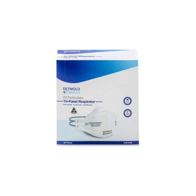 Australian Made Tri-panel P2 Particulate Respirator